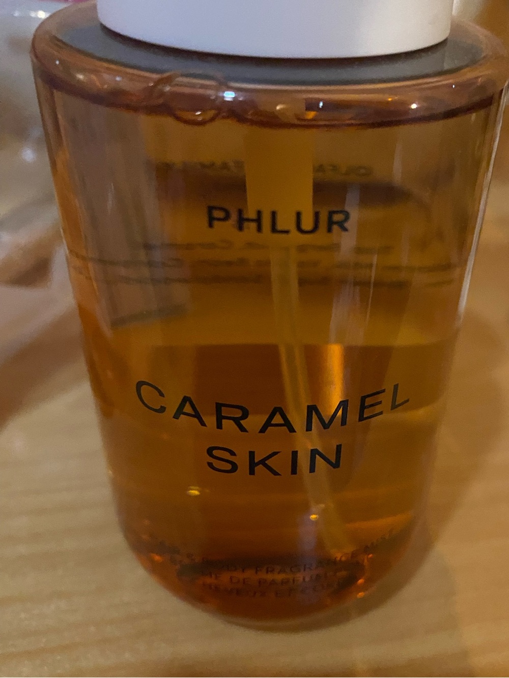 Phlur caramel skin perfume